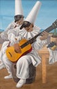 Two Pulcinellas, 1922 painting by Gino Severini Royalty Free Stock Photo